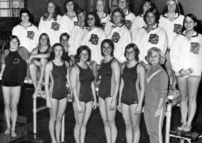 1970 Woman's Swim Team