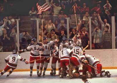 USA Wins Against Soviet Union in Ice Hockey