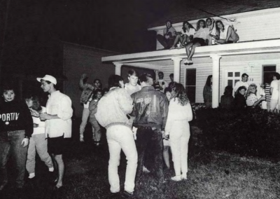 partying